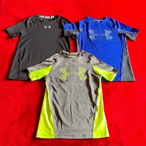 Boys Under Armour Fitted Shirts YSM